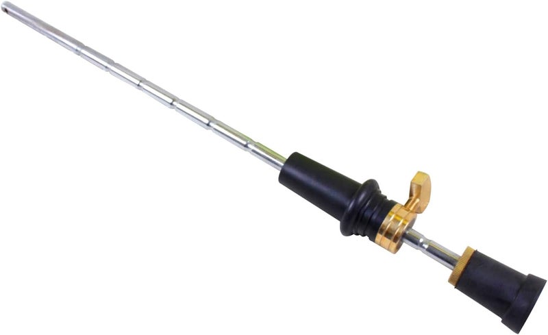 YoungMonic 4/4 3/4 Upright Bass Endpin Metal Stick And Ebony Wood Bottom Strong Light Rubber Bottom - Image 1